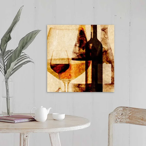 Smokey Wine I, Canvas Wall Art, 20x20, Great Big Canvas