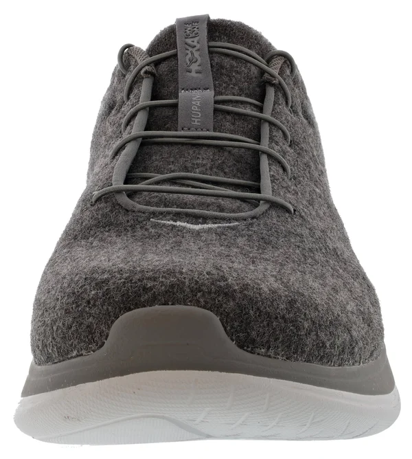 Hoka One One Men's Hupana Flow Wool Dark Shadow Charcoal Grey 12