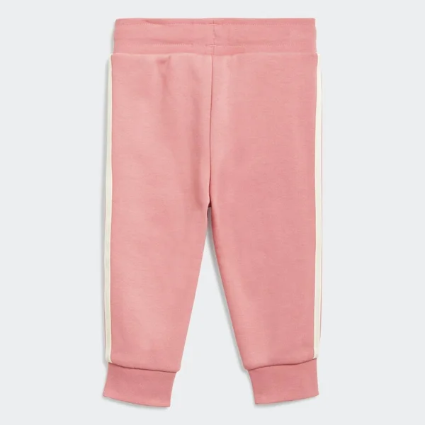 Adidas Girls& Infant and Toddler Originals Her Studio London Track Suit in Pink/Trace Pink Size 18 Month - Cotton/Polyester/Jers