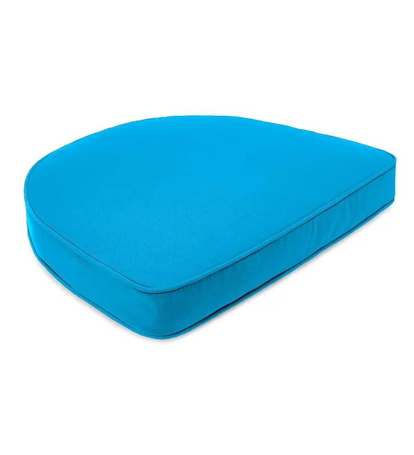 Sunbrella Deluxe Chair Cushion with Rounded BACK - in Forest Green