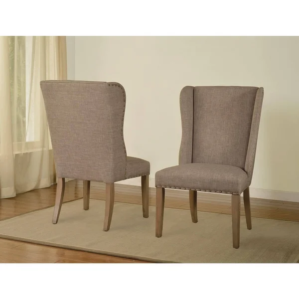 Modus Alex Upholstered Wingback Dining Chair - Set of 2