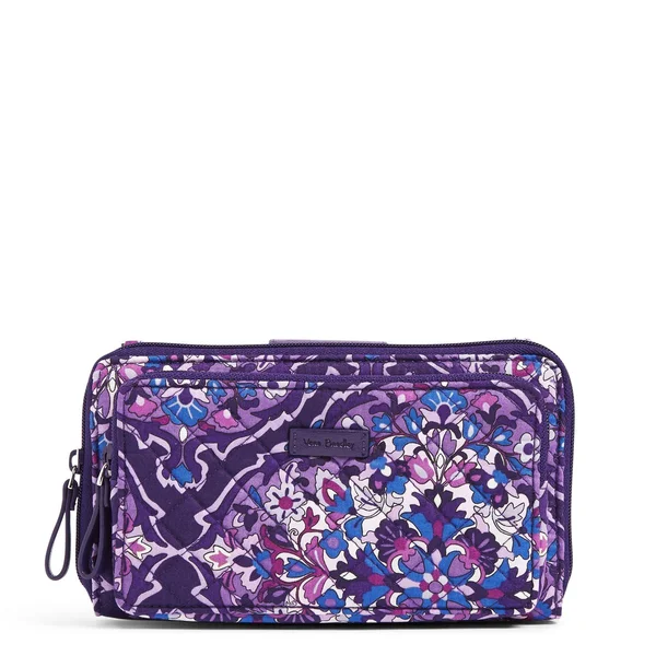 Vera Bradley RFID Deluxe All Together Crossbody Bag - Purple