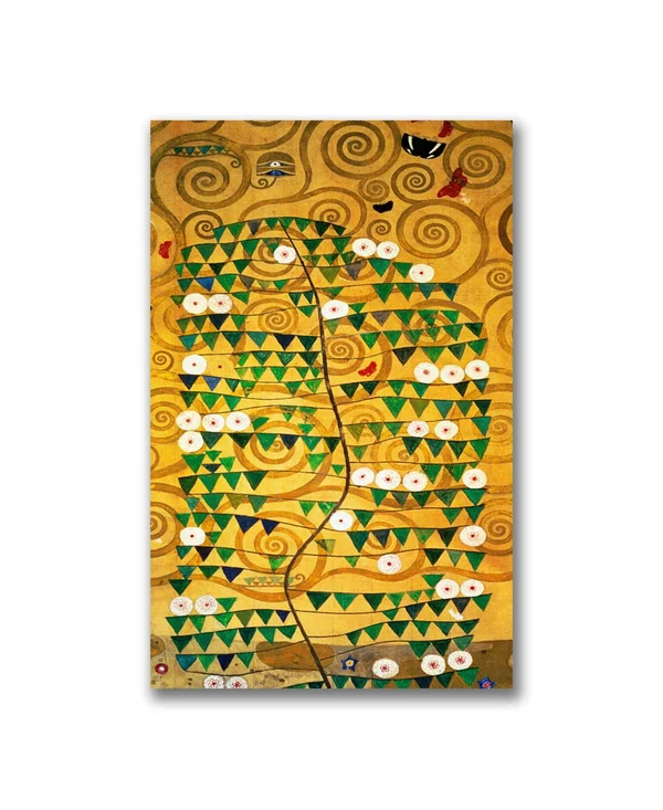 Trademark Art Tree of Life by Gustav Klimt Painting Print on Canvas Size: 24x22 H x 14x22 W x 2x22 D