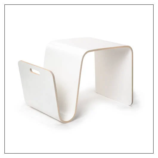 Offi & Co. Mag Table, Finish \x3d White HPL