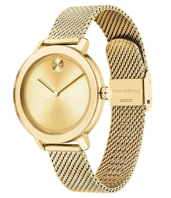 Movado Bold Evolution Gold Women's Watch on Bracelet