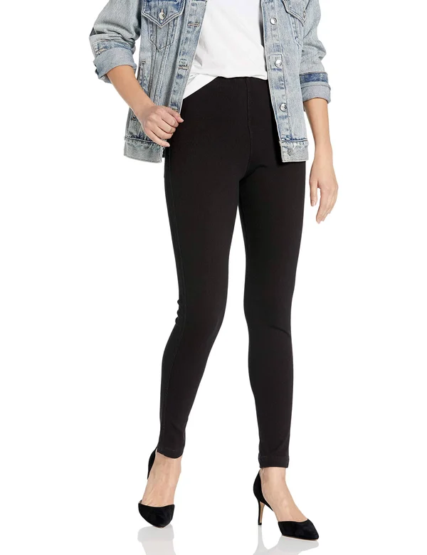 Lysse Plus Size Toothpick Denim Black 1x 28