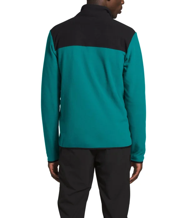 The North Face Men's TKA Glacier Full Zip Jacket - XXL - New Taupe Green - TNF Black