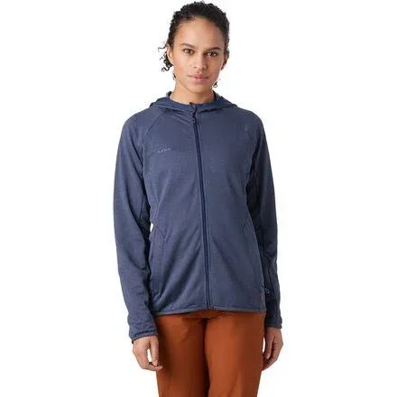 Mammut Nair ml Hooded Jacket - Women's Peacoat Melange, L