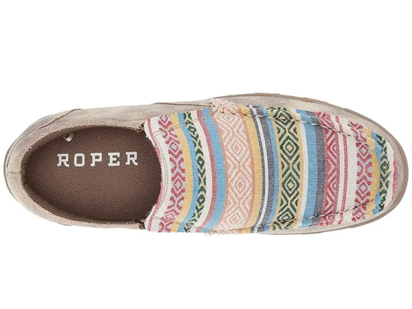 Roper Women's Tan Johnnie Driving Moc Casual Shoes