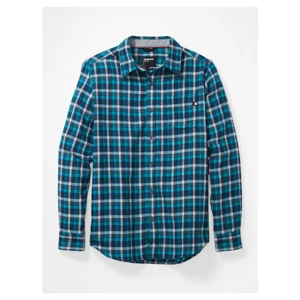 Marmot Fairfax Midweight Flannel Long-Sleeve Shirt - Men's Dark Charcoal - XL