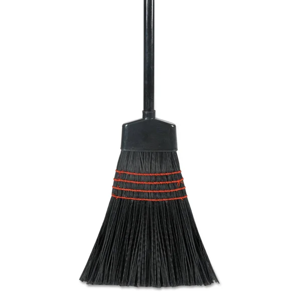 Boardwalk Maid Broom - Plastic Bristles, Wood Handle, 54x22 Long, 1 Dozen/Carton