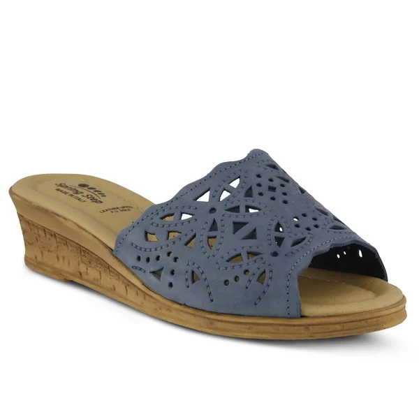 Spring Step Estella Slide Sandals - Size 36 - Blue