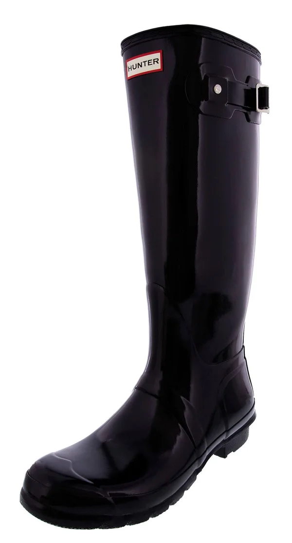 Hunter Original Tall Gloss Black Boots