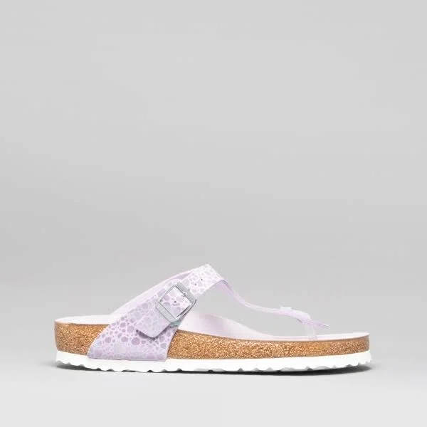 Birkenstock Gizeh BF Metallic Stones Lilac Womens Sandals 5 US