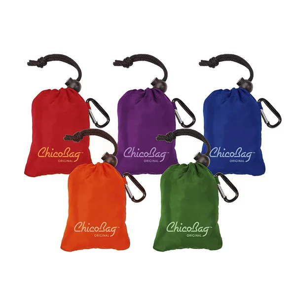 ChicoBag Original Reusable Shopping Tote - Grocery Bag Variety 10 Pack