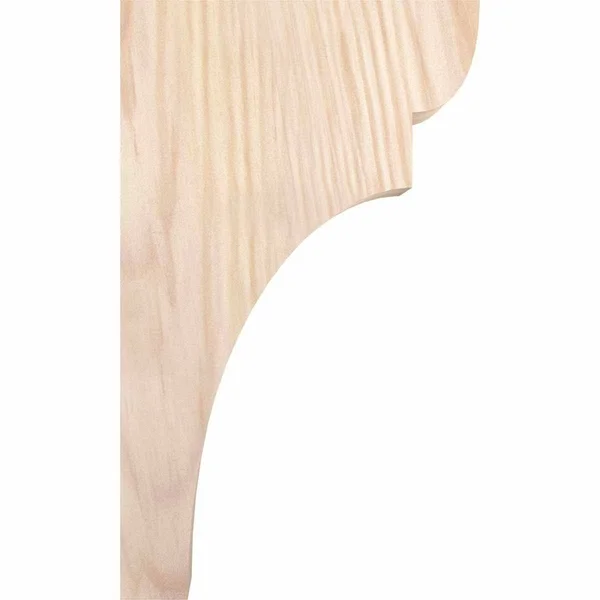 Ekena Millwork COR06X06X06YOR00SDF 5 1/2x22W x 6x22D x 6x22H Yorktown Smooth Corbel - Douglas Fir