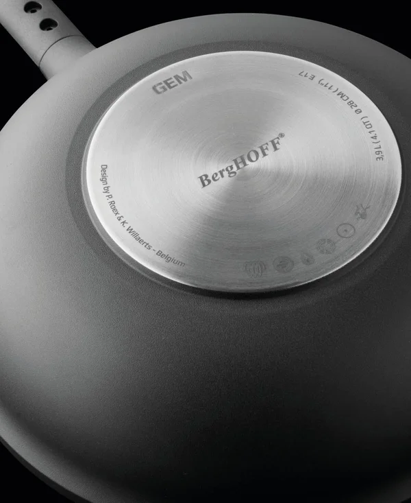 BergHOFF Black Gem Non-Stick Stir Fry Pan