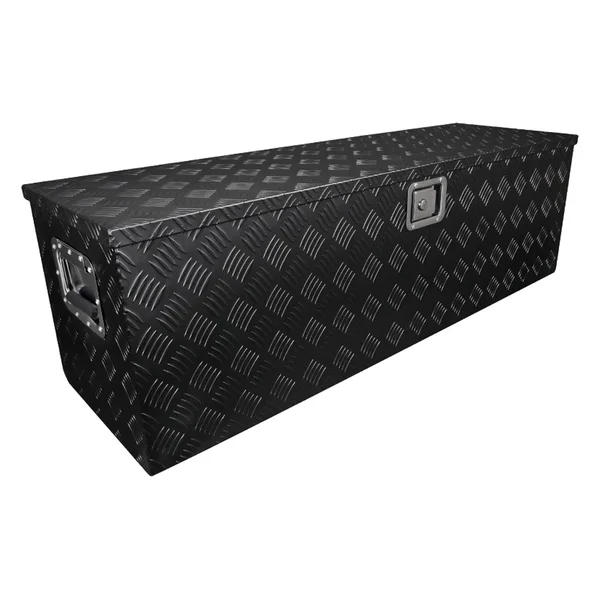 Spec-D - 49x15x15x22 Heavy Duty Black Aluminium Tool Box