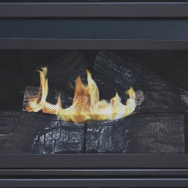 Pleasant Hearth 42 in. Natural GAS Intermediate Tobacco Vent Free Fireplace System 27, 500 BTU, Brown