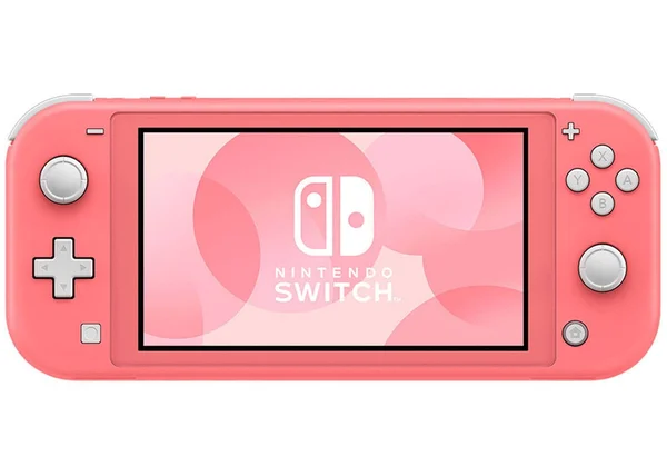 Nintendo Switch Lite (Coral) Bundle with Cleaning Cloth and Luigi's Mansion 3