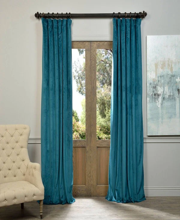 Signature Blackout Velvet Curtain Panel