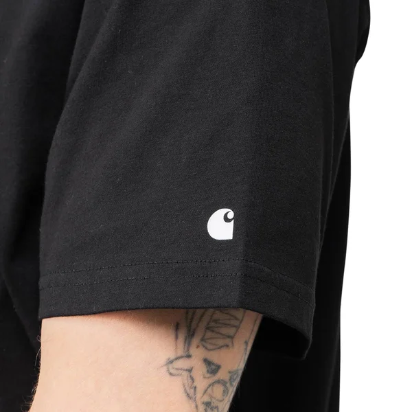 Carhartt WIP S/S Base T-Shirt (Black, White)