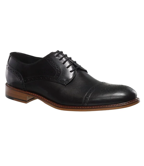 Men's Joseph Abboud Cap Toe Oxfords - Black, 11.5 D Width
