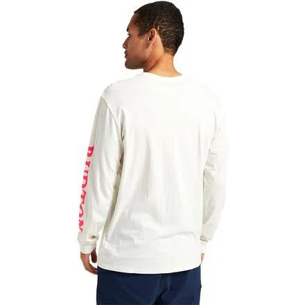 Burton Elite Long Sleeve T-Shirt Men's, Stout White, M