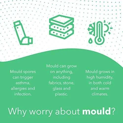 Airthings Wave Mini - Indoor Air Quality Monitor - Chemicals (TVOCs), Mould Risk, Humidity, Temperature