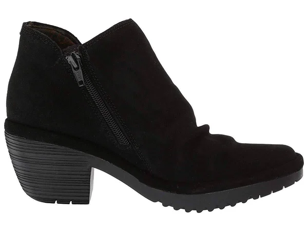 Fly London Black Lace-Up Ankle Boots - Overcube