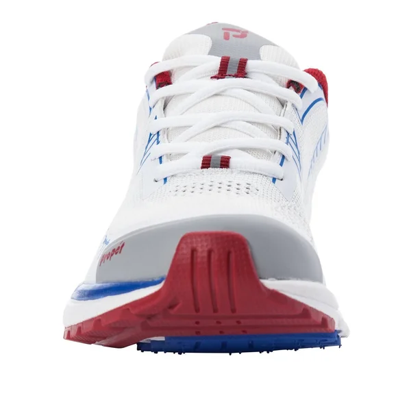 Propet Women's One LT Sneaker - White/Red - Size 12 - Narrow