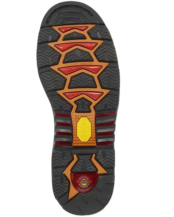 Justin Men's Chestnut Warhawk Waterproof Work Boots - Composite Toe