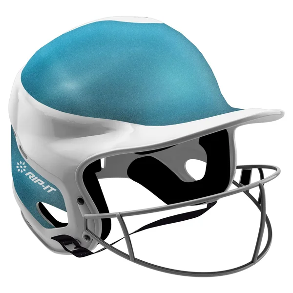 Rip-It Vision Pro Shimmer Fastpitch Softball Helmet Aqua Small