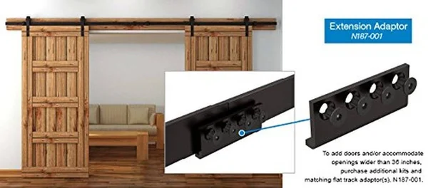 National Hardware Decorative Interior Sliding Door Hardware