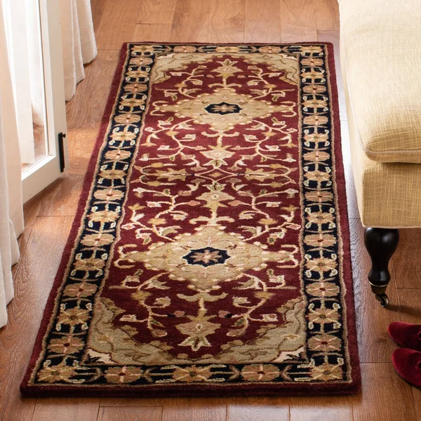 Safavieh Heritage HG760A 2&3x22 x 6&0x22 Runner Ivory - Red Area Rug