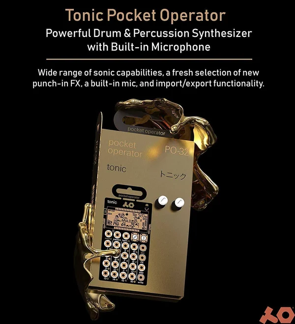 Teenage Engineering Pocket Operator PO-32 Tonic Black
