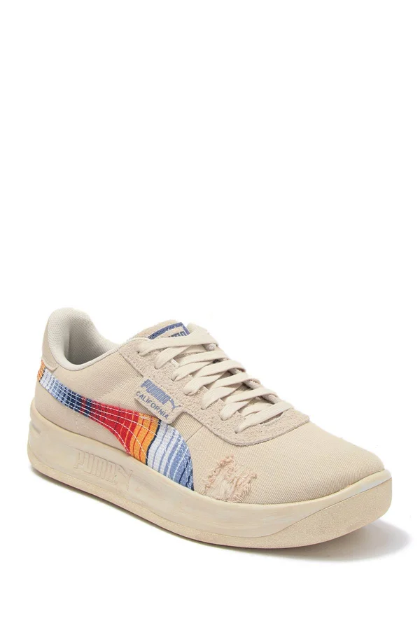 Puma California Vintage Sneakers - 9 - Birch/Blue Indigo