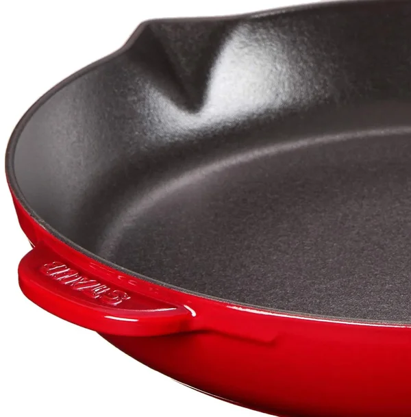 Staub Cast Iron 12x22 Fry Pan - Cherry