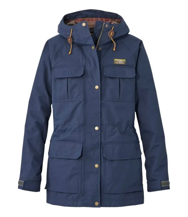 Women's Mountain Classic Water-Resistant Jacket Blue Extra Large - L.L.Bean