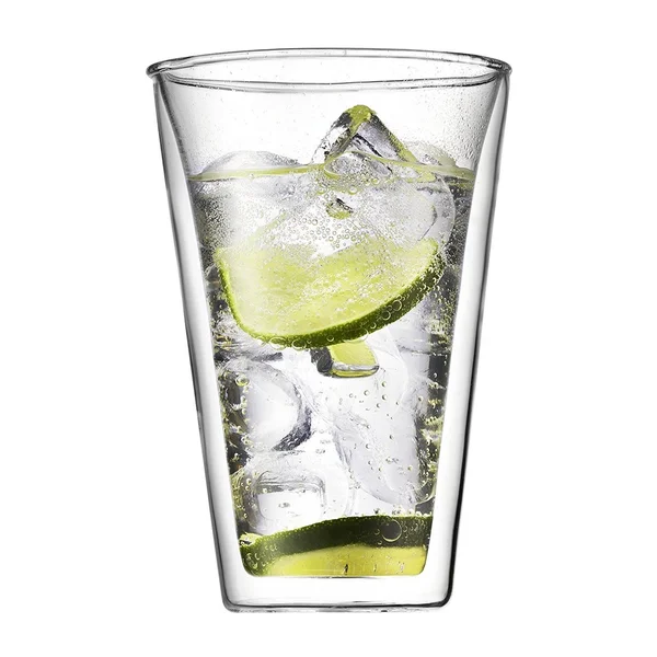 Bodum Canteen Double Wall Cooler/Pint Glass, Set of 2