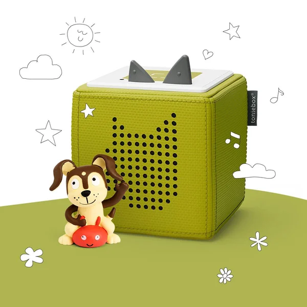 Toniebox Playtime Puppy Starter Set - Green, Age: 3+ by Tonies