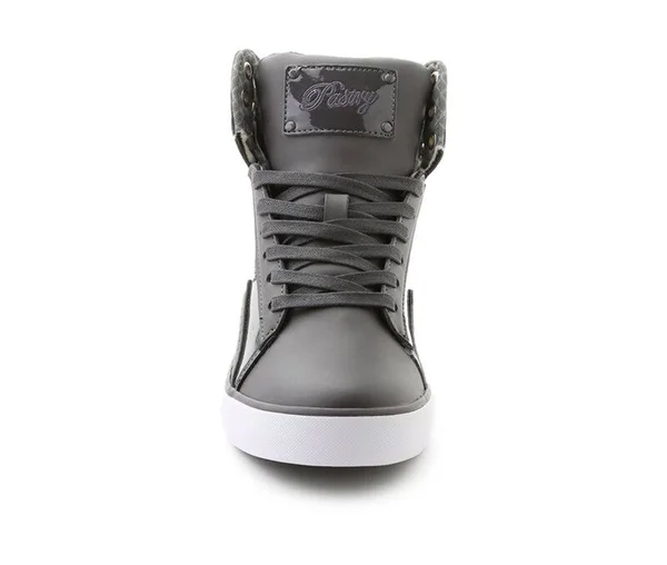 Pastry Pop Tart Grid Adult Sneaker - 5 - Charcoal