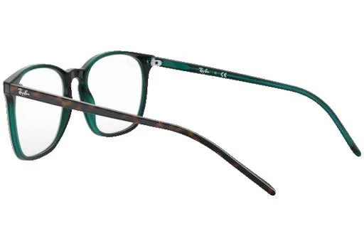 Ray Ban RX5387 Eyeglasses - 5974 Top Brown Oh Havana Green Tras