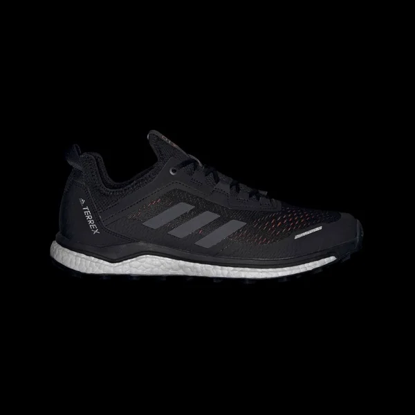 Adidas Men's Terrex Agravic Flow Shoes Black, Grey Six, Solar Orange 11