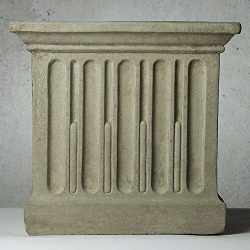 Campania International Mt. Airy Travertine Urn with Low Lenox Pedestal