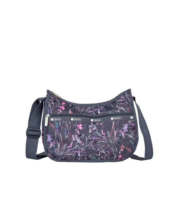 Lesportsac Classic Hobo - Windswept Floral Shadow Print Windswept Floral Shadow Print, 22.86 x 30.48 x 13.34 cm