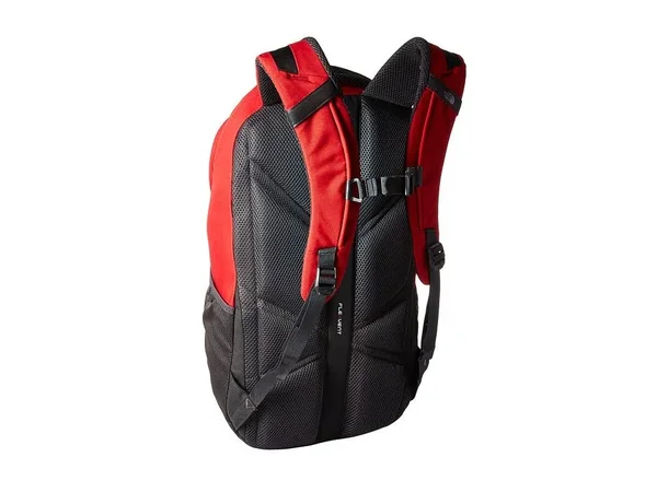 The North Face Vault Rage Red Asphalt Grey Backpack
