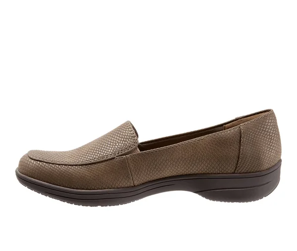 Trotters Women's Jacob Loafer, Size: 11, Dark Taupe Snake Print Leather