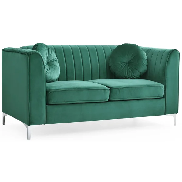 Glory Furniture Delray G793A-L Loveseat - Black