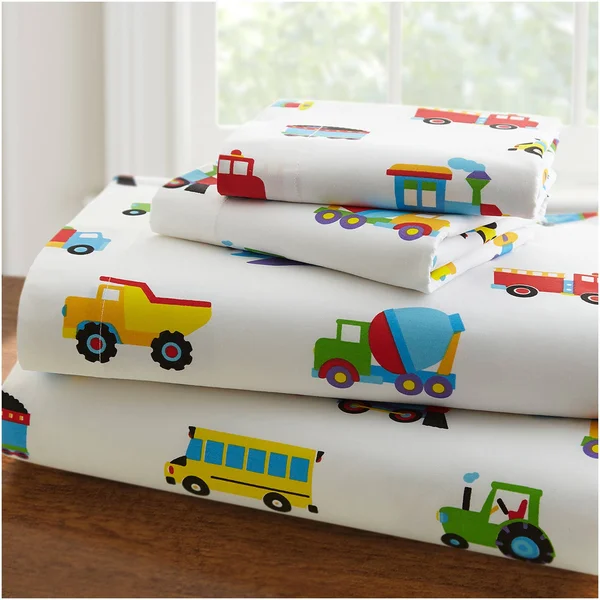 Olive Kids - Trains, Planes, Trucks Sheet Set Twin